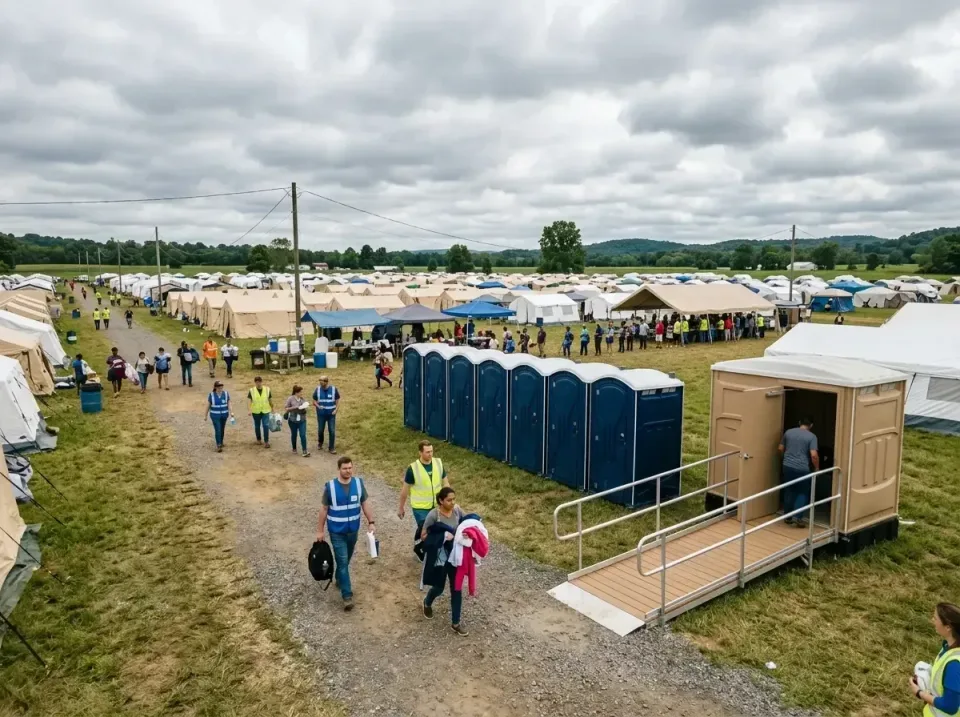 disaster-relief-camp-restrooms-010 — frequently asked questions, Dumpster & Portable Bathrooms Rental in Val Verde, CA